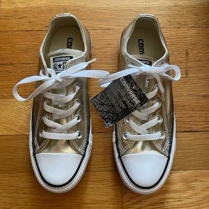 NWT GOLD low converse